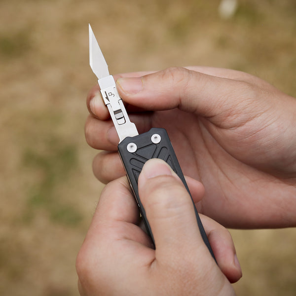NexTool E1 Pocket Tool - Multiverktyg Med Rakbladskniv