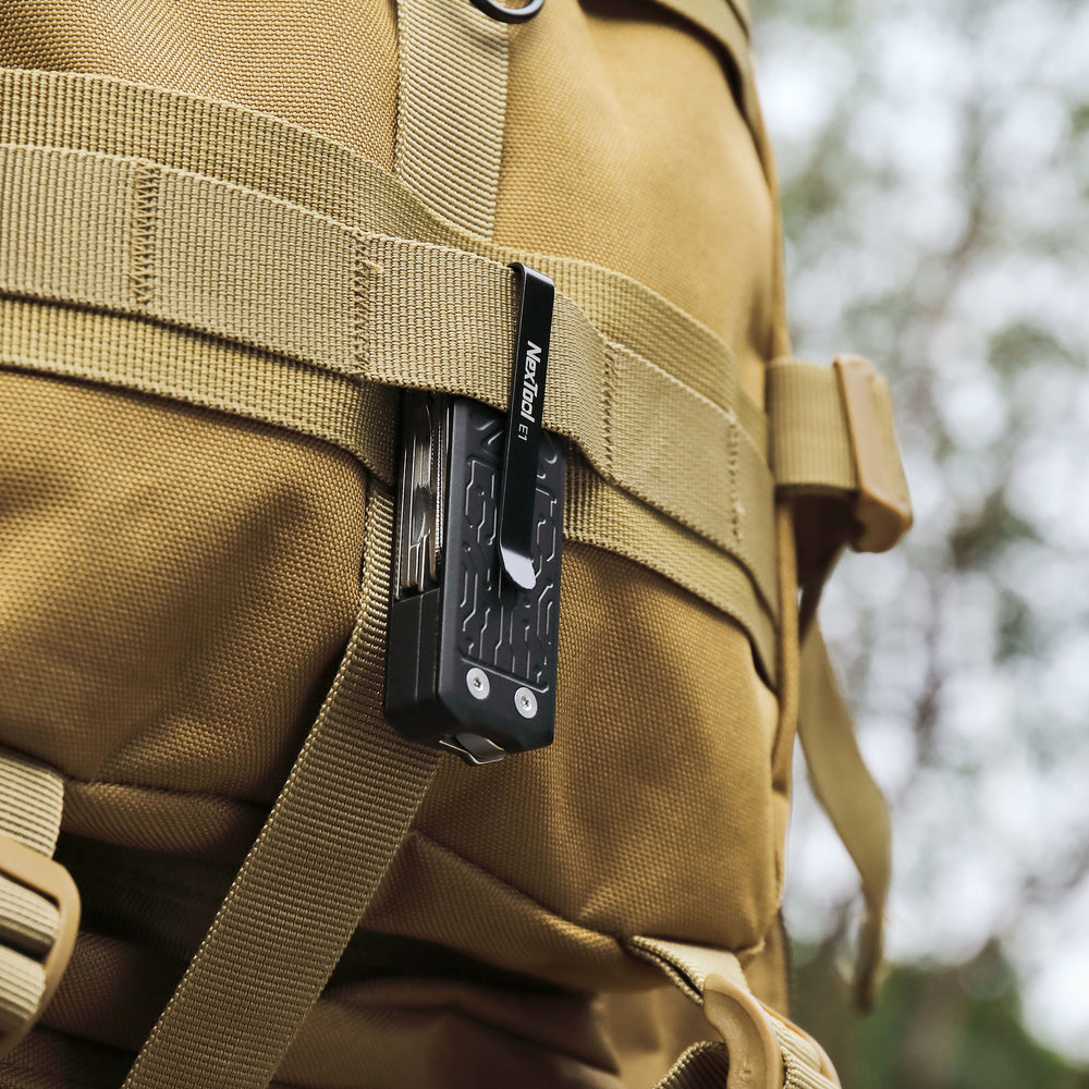 NexTool E1 Pocket Tool - Multiverktyg Med Rakbladskniv