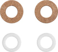 QSP Knife Penguin V2 Washer Set - Brickor Av Brons Och Teflon Till QSP-kniv