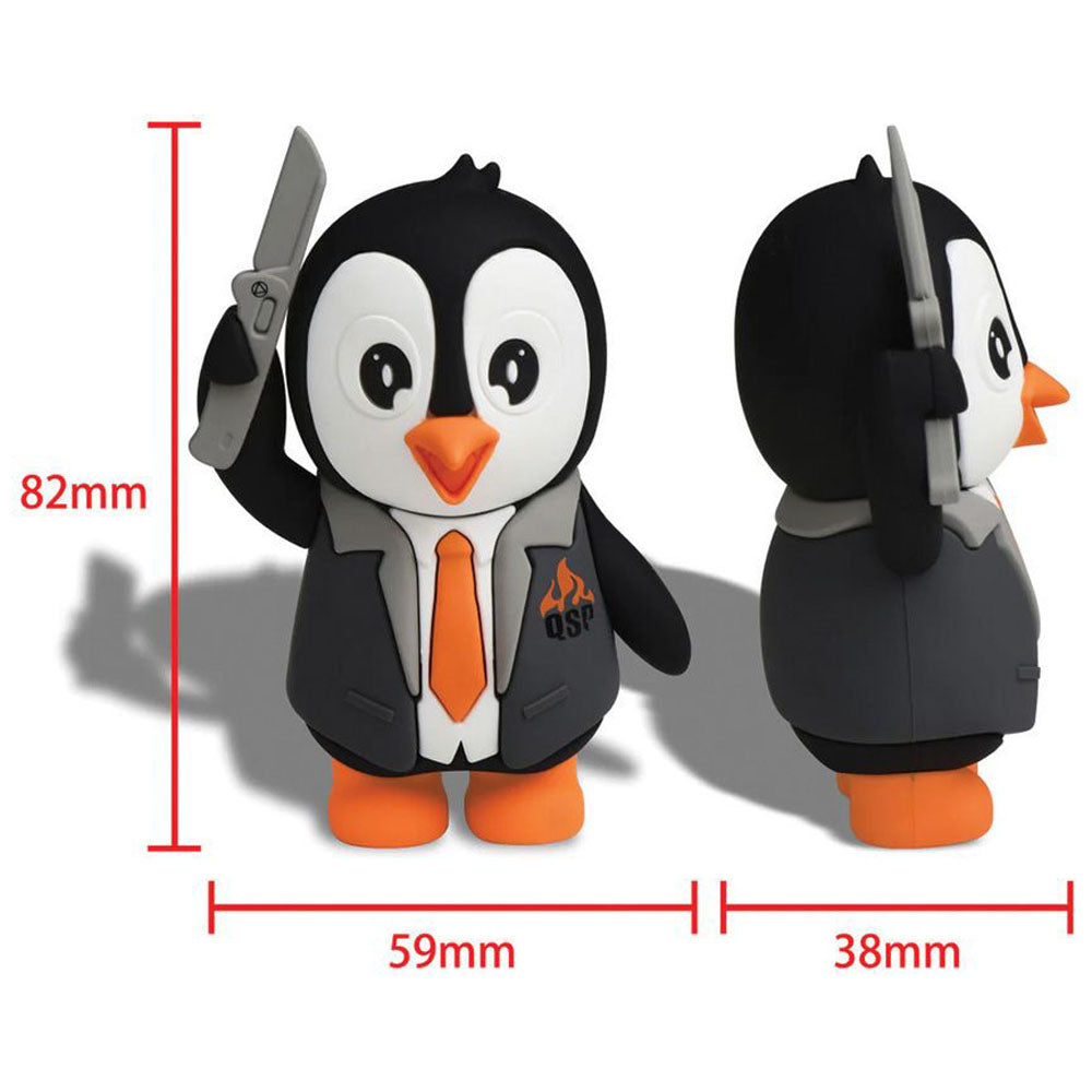 QSP Knife Penguin Figurine - Pingvinfigur Av PVC