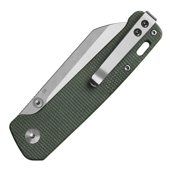 QSP Knife Penguin V2 D2 Micarta