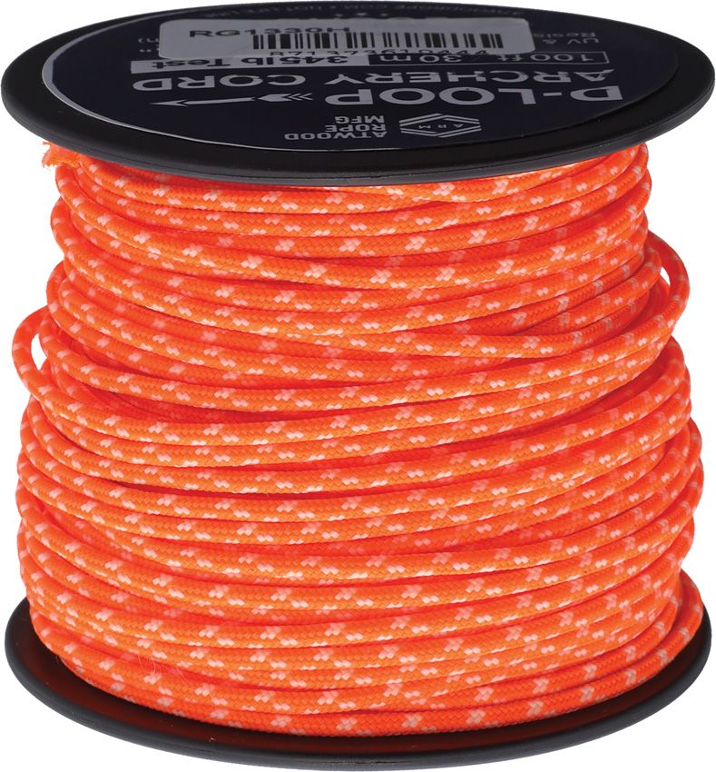 Atwood Rope MFG D-Loop Archery Cord 100 Ft - VÄLJ FÄRG
