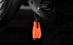 ResQMe Keychain Tool - Glaskross Och Bältesskärare - VÄLJ FÄRG