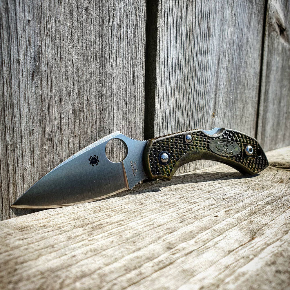 Spyderco Dragonfly 2 VG-10 FRN - Zome Green
