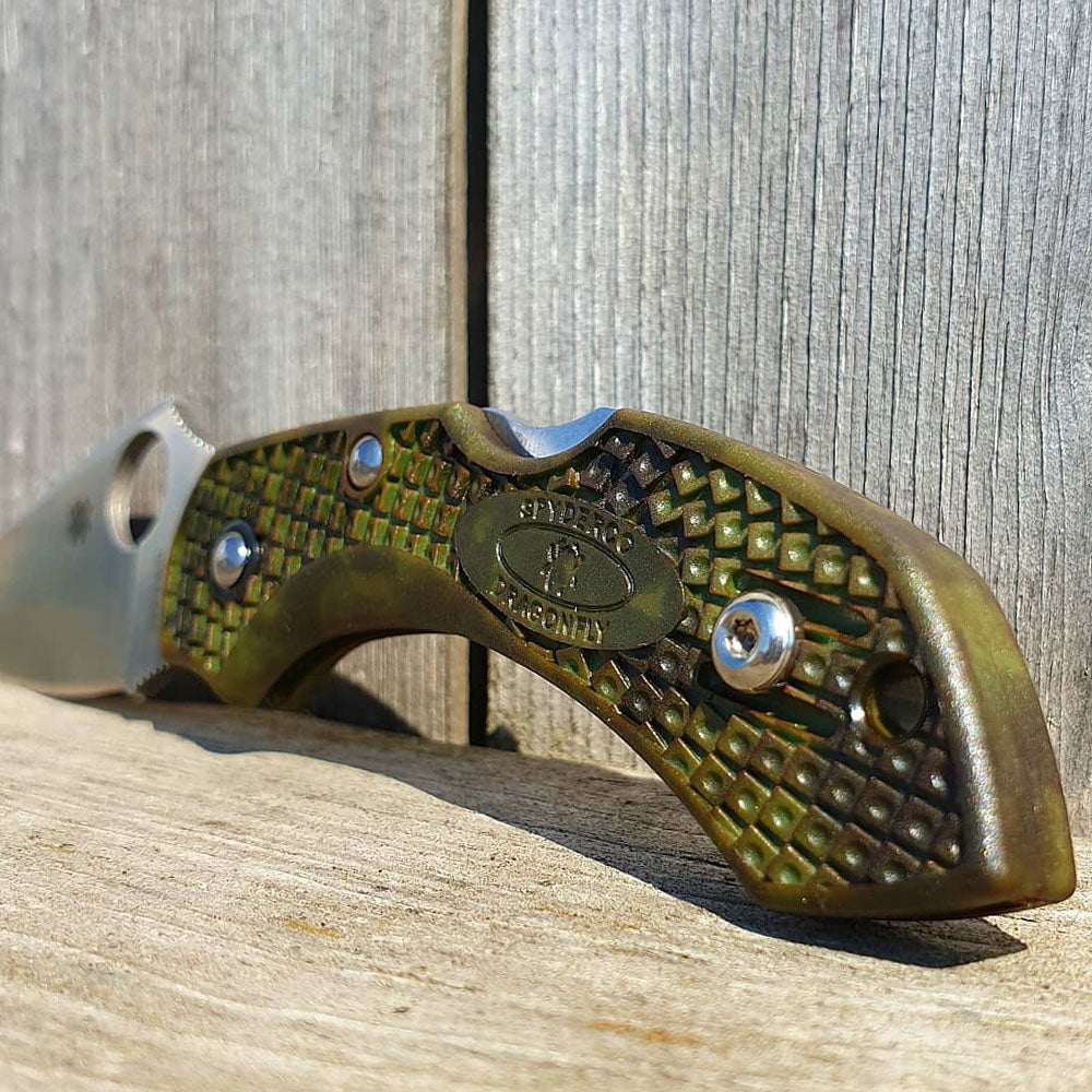 Spyderco Dragonfly 2 VG-10 FRN - Zome Green
