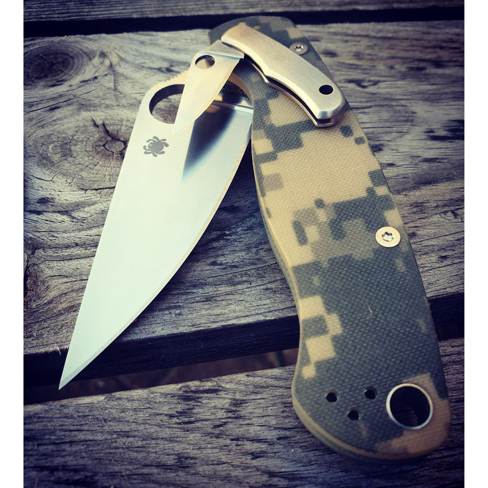 Spyderco Para Military 2 PM2 Camo G10 CPM S45VN