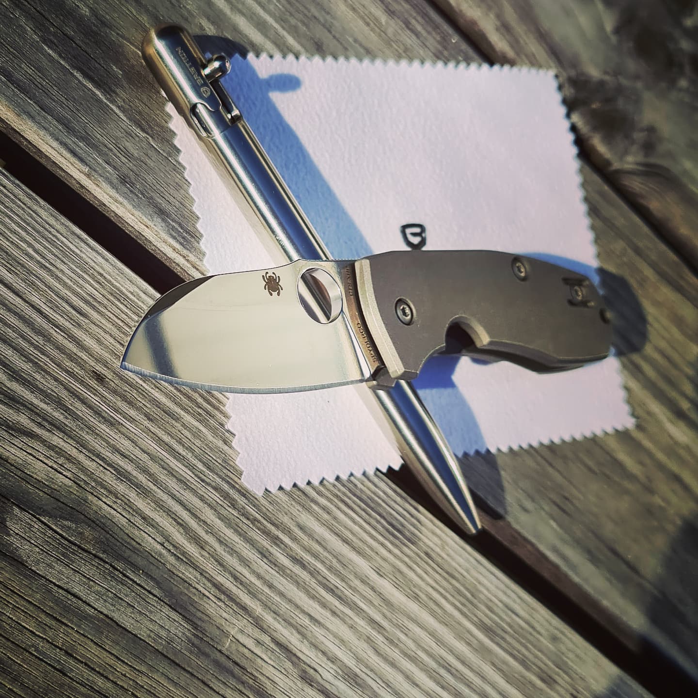 Spyderco Techno 2 CTS-XHP Titanium Frame Lock