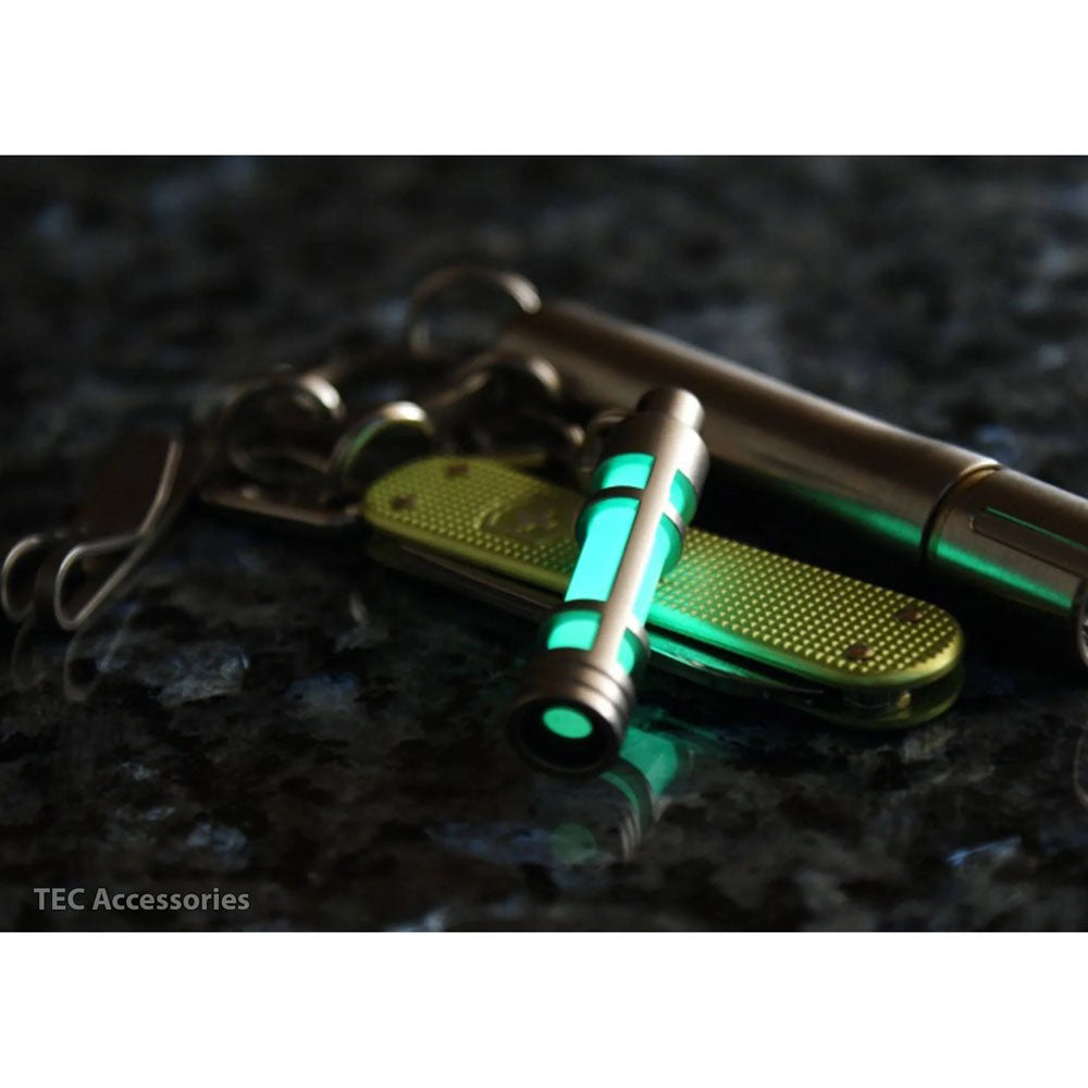 TEC Accessories Embrite Glow Fob Stainless Glow In The Dark Markör
