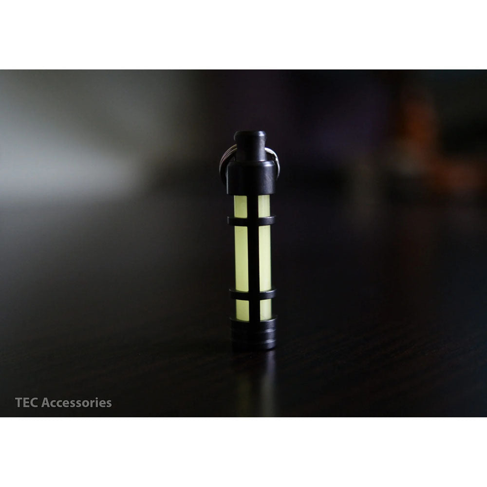 TEC Accessories Embrite Glow Fob Stainless Glow In The Dark Markör