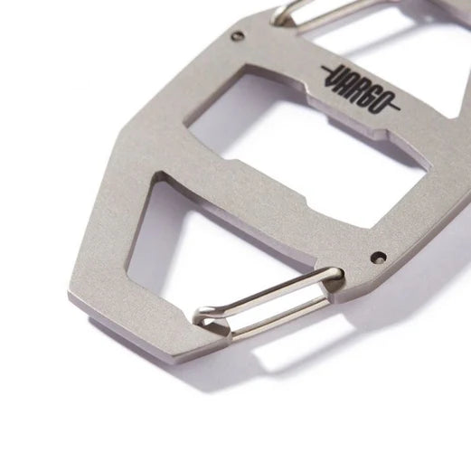 Vargo Titanium Binary Carabiner - Karbinhake Av Titan Med Dubbla Grindar Och Kapsylöppnare