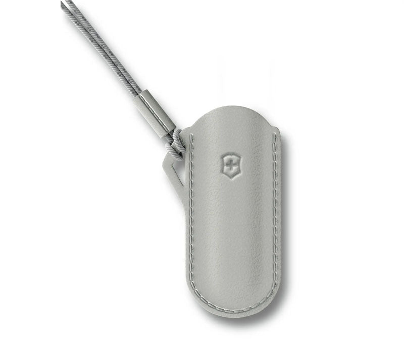 Victorinox Leather Pouch With Cord - Läderfodral För Classic 58Mm - VÄLJ FÄRG