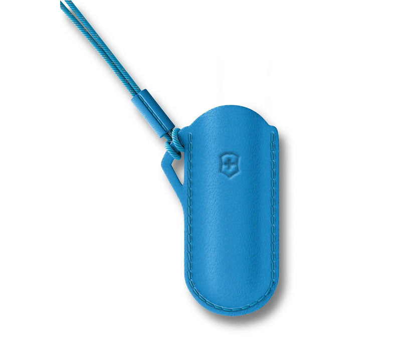 Victorinox Leather Pouch With Cord - Läderfodral För Classic 58Mm - VÄLJ FÄRG