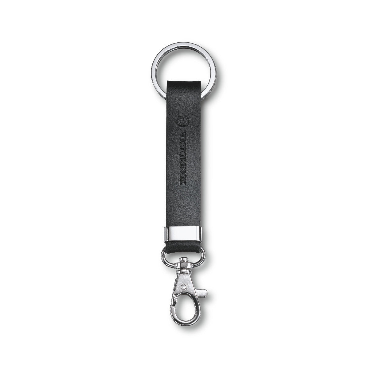 Victorinox Belt Hanger - Läderband Med Nyckelring Och Karbinhake - SLIMS.SE - SVART