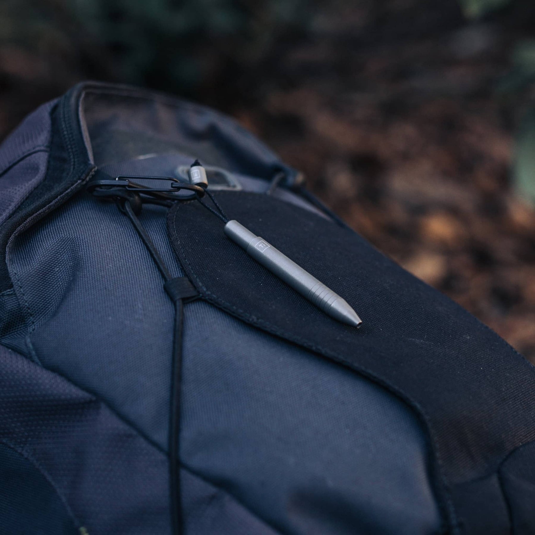 Big Idea Design Mini Pen Ti STW On A Backpack SLIMS.SE