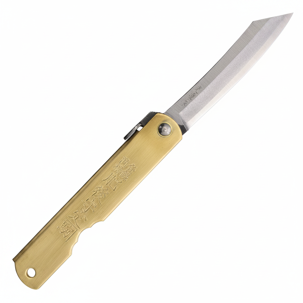 Higonokami Folder Brass