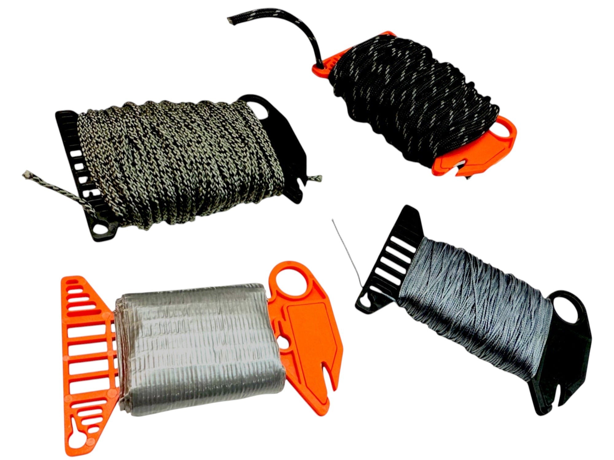 Maratac TidyTether With 100 Feet Armada-Weave - All-in-One Cord Cutter & Organizer - Linhållare Med Armadatråd - VÄLJ FÄRG