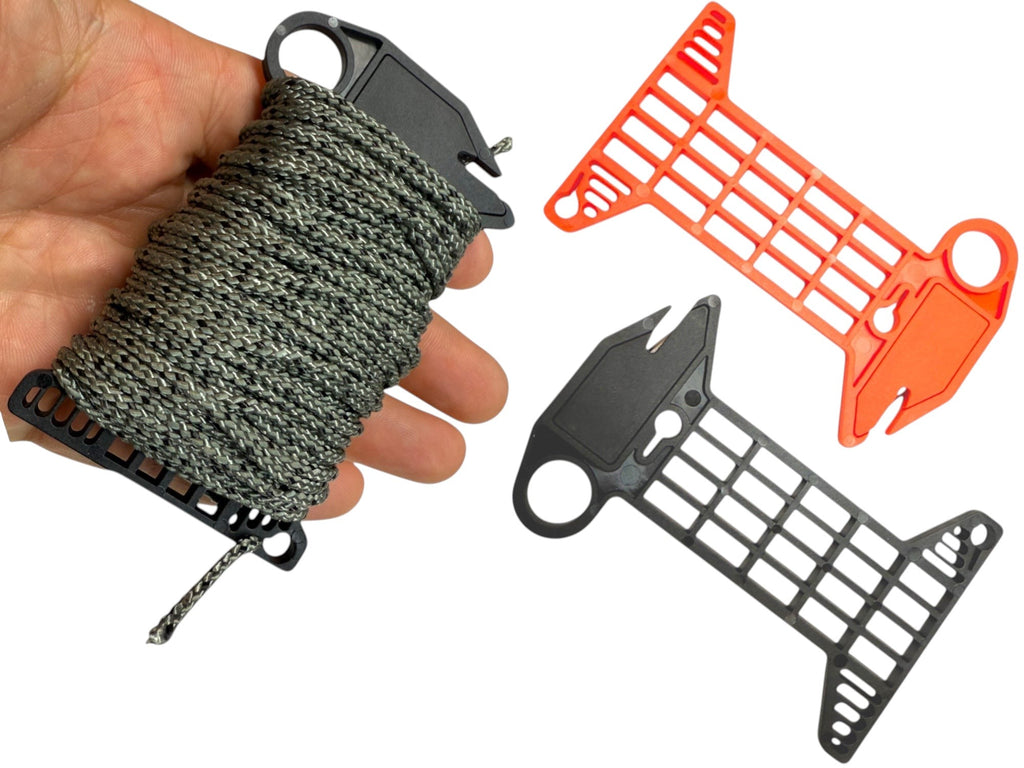 Maratac TidyTether With 100 Feet Armada-Weave - All-in-One Cord Cutter & Organizer - Linhållare Med Armadatråd - VÄLJ FÄRG