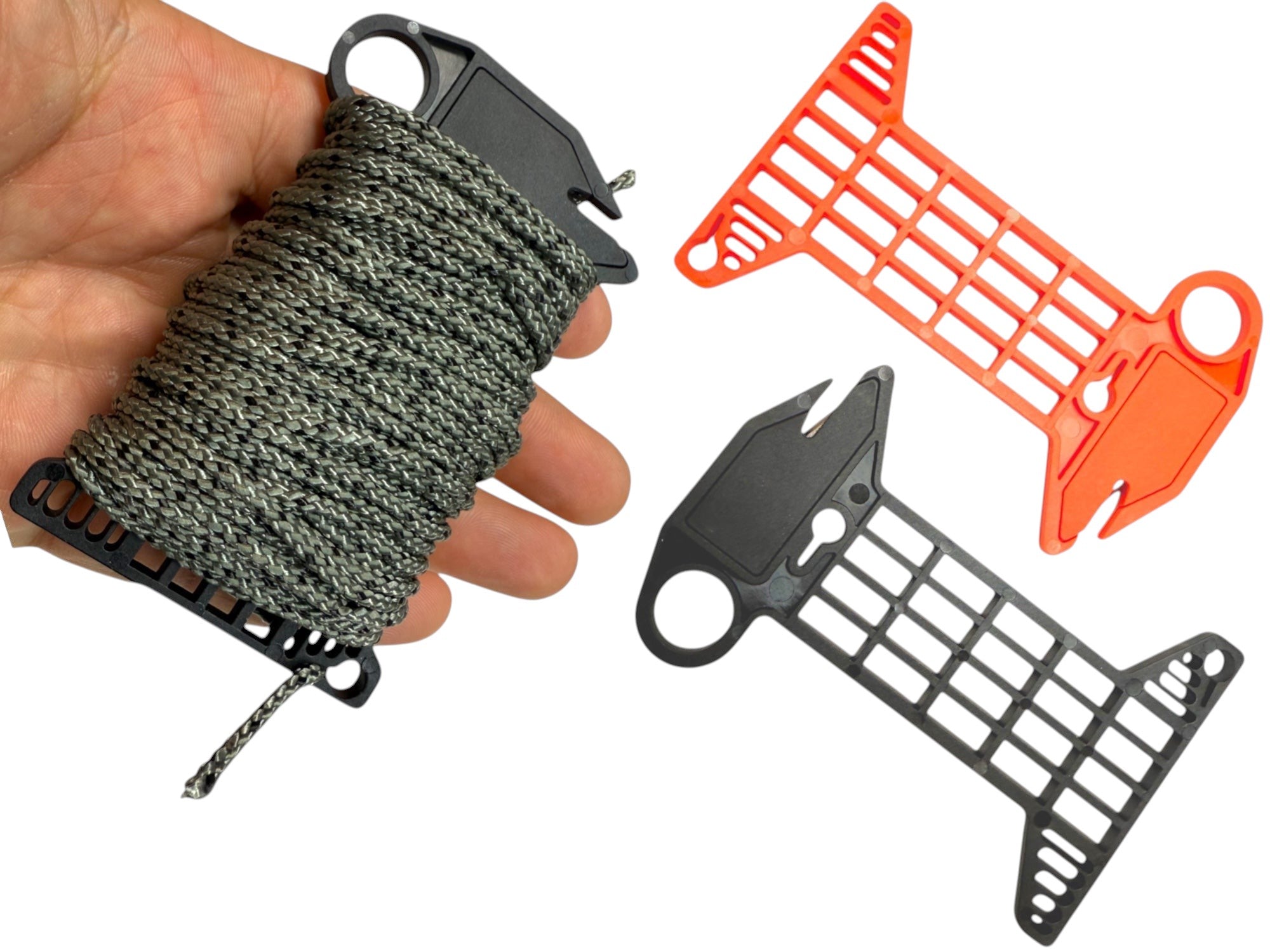 Maratac TidyTether With 100 Feet Armada-Weave - All-in-One Cord Cutter & Organizer - Linhållare Med Armadatråd - VÄLJ FÄRG