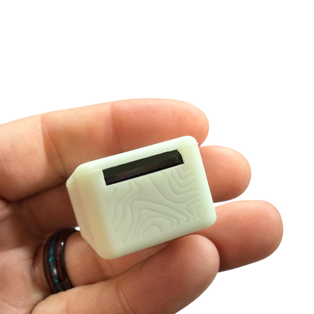 Maratac Tiny Delrin Pocket Box Gen 3 Topo + Glow Shell – Förvaringsask Delrin Med Självlysande Hölje - SLIMS.SE - förvaringsbox